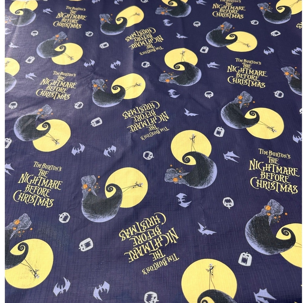 Disney Nightmare Before Christmas Tablecloth Jack Skellington Vinyl 60x102 Inch